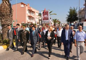 Atatürk ün Urla ya gelişinin 89. Yılı törenle anıldı