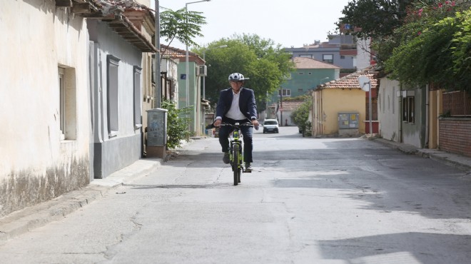 Başkan Arda’dan bisikletli denetim