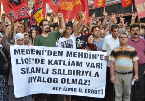 İzmir’de Lice protestosu 