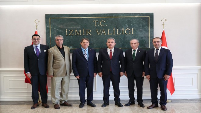 İzmir Platformu ndan Vali Elban a ziyaret