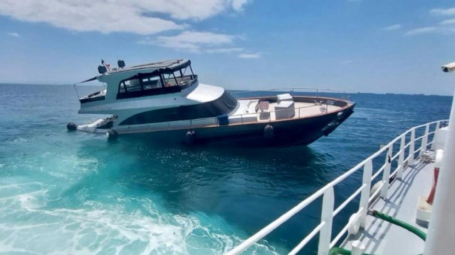 Tekne battı: 8 kişi kurtarıldı