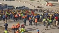 Akkuyu Nükleer Santrali'nde işçiler iş bıraktı