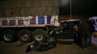 Hafif ticari araç TIR'a arkadan çarptı: 1 ölü
