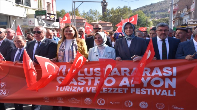 Bakan Göktaş, 6. Uluslararası Gastro Afyon Turizm ve Lezzet Festivali ne katıldı