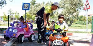 Aliağa’da çocuklara özel trafik eğitimi
