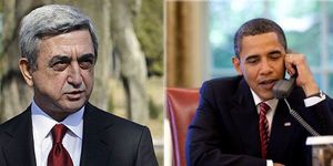 Obama'dan Sarkisyan'a açılım telefonu 