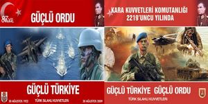 TSK önce ’‘Güçlü Türkiye’’ dedi 