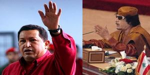 Chavez ve Kaddafi'den birlik mesajları