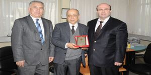 Başkan Solak’’tan Prof. Dr. Sabah’’a teşekkür 