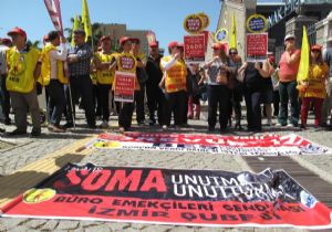 İzmir’de büro emekçileri Soma için yürüdü 