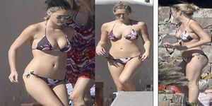 Bar Rafaeli’’den bikini şov 