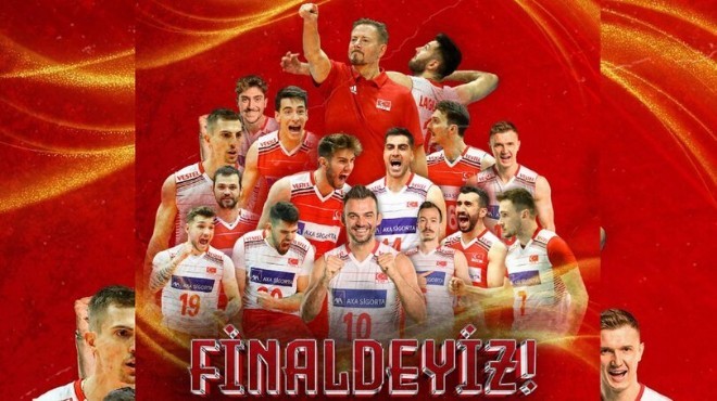 A Milli Voleybol Takımı finale yükseldi!