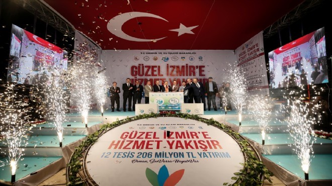 Açılış Bakan Eroğlu ndan: İzmir e 206 milyonluk yatırım