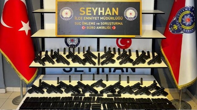 Adana da ruhsatsız 2 bin 218 silah ele geçirildi