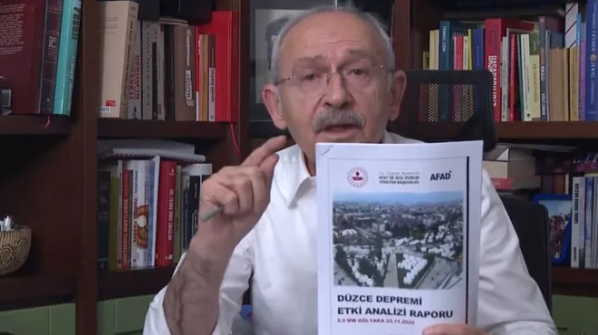 AFAD’ın raporunu göstererek seslendi: Nasıl susayım!