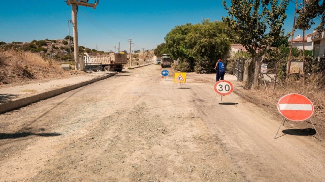 Akarca da asfalt çalışmaları tam gaz!