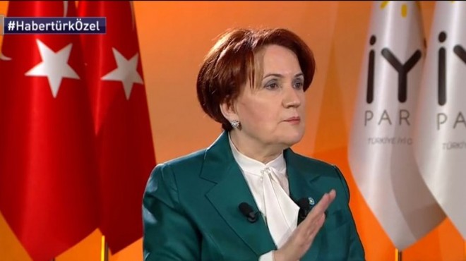 Akşener: Cumhurbaşkanı seçilmek isterim ama...