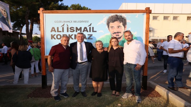 Ali İsmail Korkmaz Parkı Güzelbahçe’de açıldı