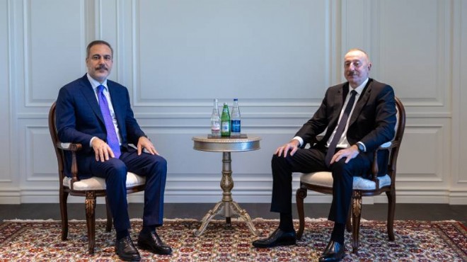 Aliyev, Dışişleri Bakanı Fidan ı kabul etti