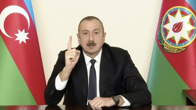 Aliyev: Rusya yı yaptırımlarla yenemezsiniz