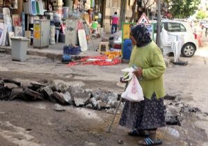 Alsancak sokakları şantiyeye döndü!