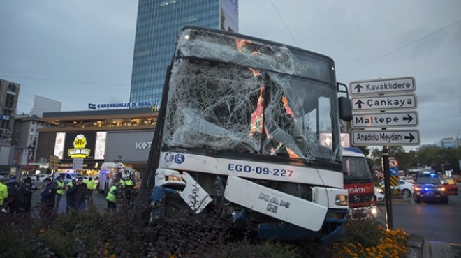 Ankara da feci kaza: 17 yaralı