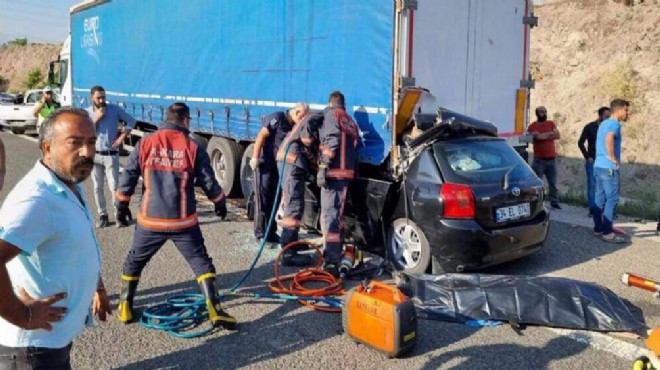 Ankara da feci kaza: 4 ölü, 1 yaralı