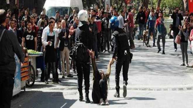 Ankara da stant gerginliği: 14 gözaltı