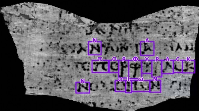 Antik papirüsteki sırrı yapay zeka çözdü!