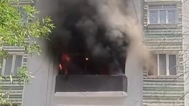 Apartmanda yangın: 5 kişi hastanelik oldu