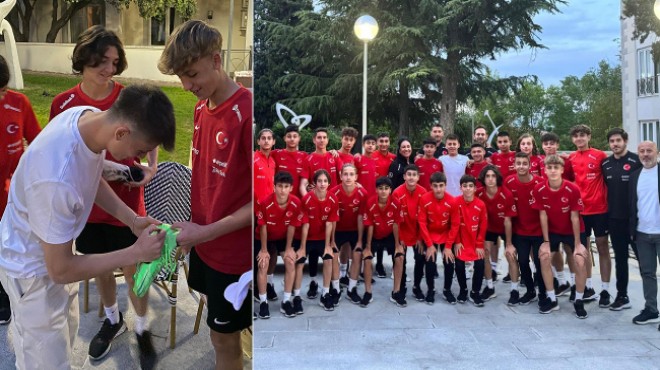 Arda Güler den U14 Milli Takımı na ziyaret