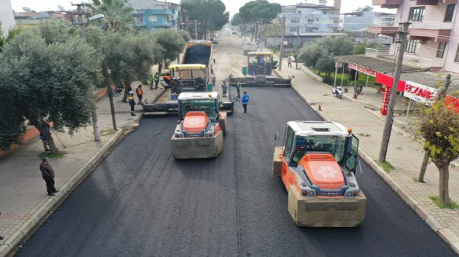 Aydın Büyükşehir Belediyesi nden Aydın genelinde 21 noktada birden yol yapım çalışması