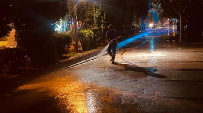 Aydın Büyükşehir Belediyesi pırıl pırıl Aydın için 24 saat çalışıyor