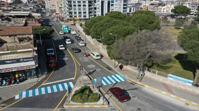 Aydın Büyükşehir Belediyesi Sanayi Caddesi’nde çalışmalarını tamamladı