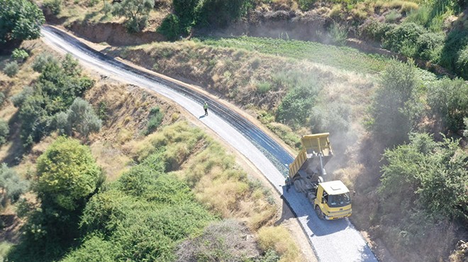 Aydın Büyükşehir den yol çalışması