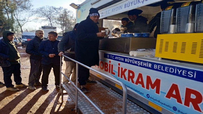 Aydın Büyükşehir in mobil aşevi Adıyaman da