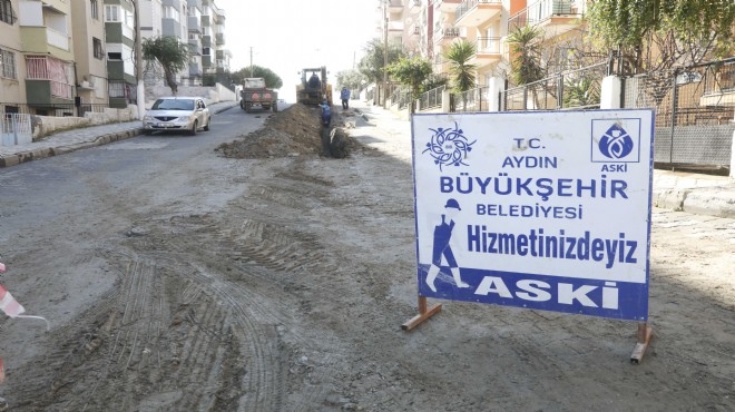 Aydın da altyapı çalışmaları sürüyor