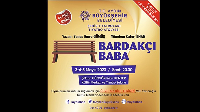 Aydın da  Bardakçı Baba  sanatseverlerle buluşuyor