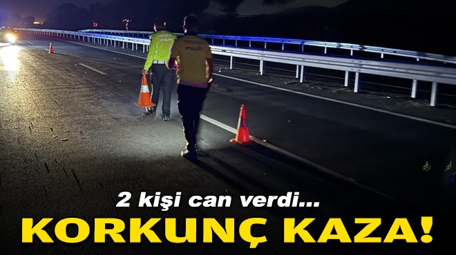 Aydın'da korkunç kaza... 2 kişi can verdi!