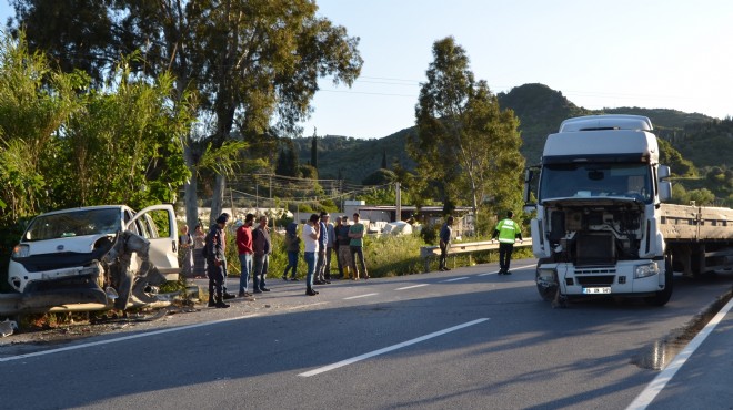 Aydın da zincirleme kaza: 3 yaralı