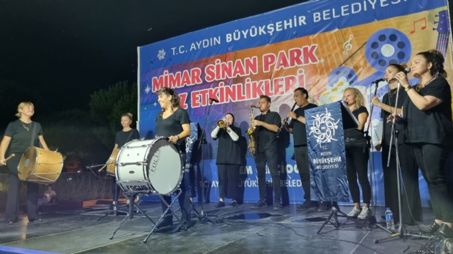 Aydın’dan Mimar Sinan Parkı’nda müzik resitali