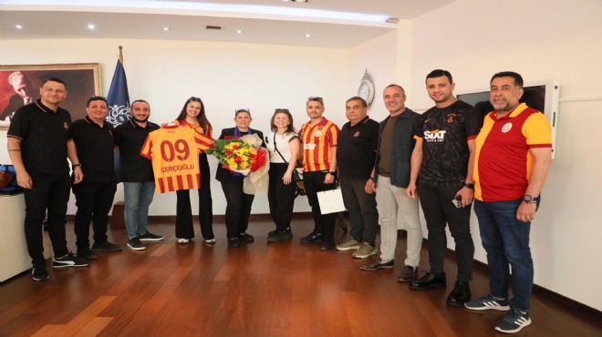 Aydın Galatasaray Taraftarlar Derneği nden Başkan Çerçioğlu na ziyaret