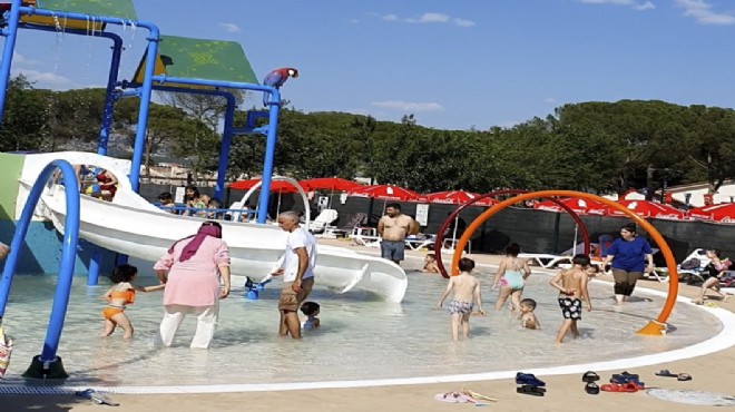 Aydın Tekstil Park çocuklara aquapark’ıyla da eğlence sunuyor