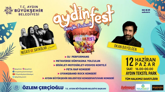 Aydınlı gençler festivalde buluşacak!