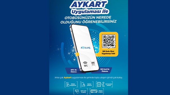 AYKART uygulaması ile toplu ulaşımda yeni dönem