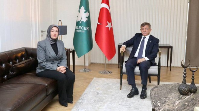 Ayşe Ateş, Ahmet Davutoğlu nu ziyaret etti