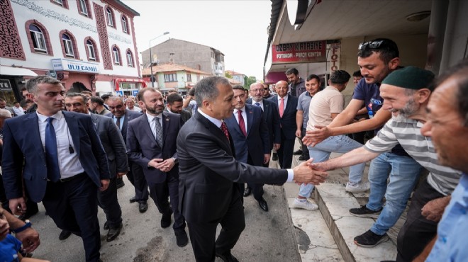 Bakan Yerlikaya dan Kütahya da esnafa ziyaret