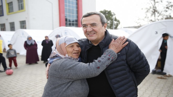 Başkan Batur’dan afetzedelere destek: Her zaman yanınızdayız