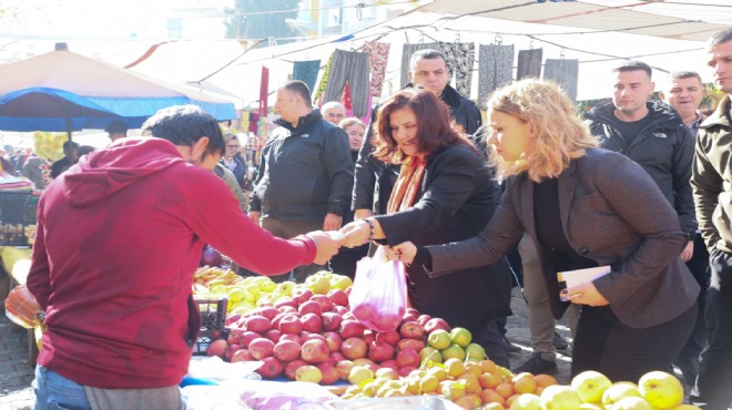 Başkan Çerçioğlu, Çarşamba Pazarı nda vatandaşlarla buluştu