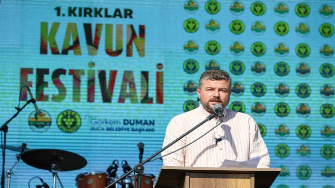 Başkan Duman kavun festivalinde konuştu: Üreticiye tam destek!